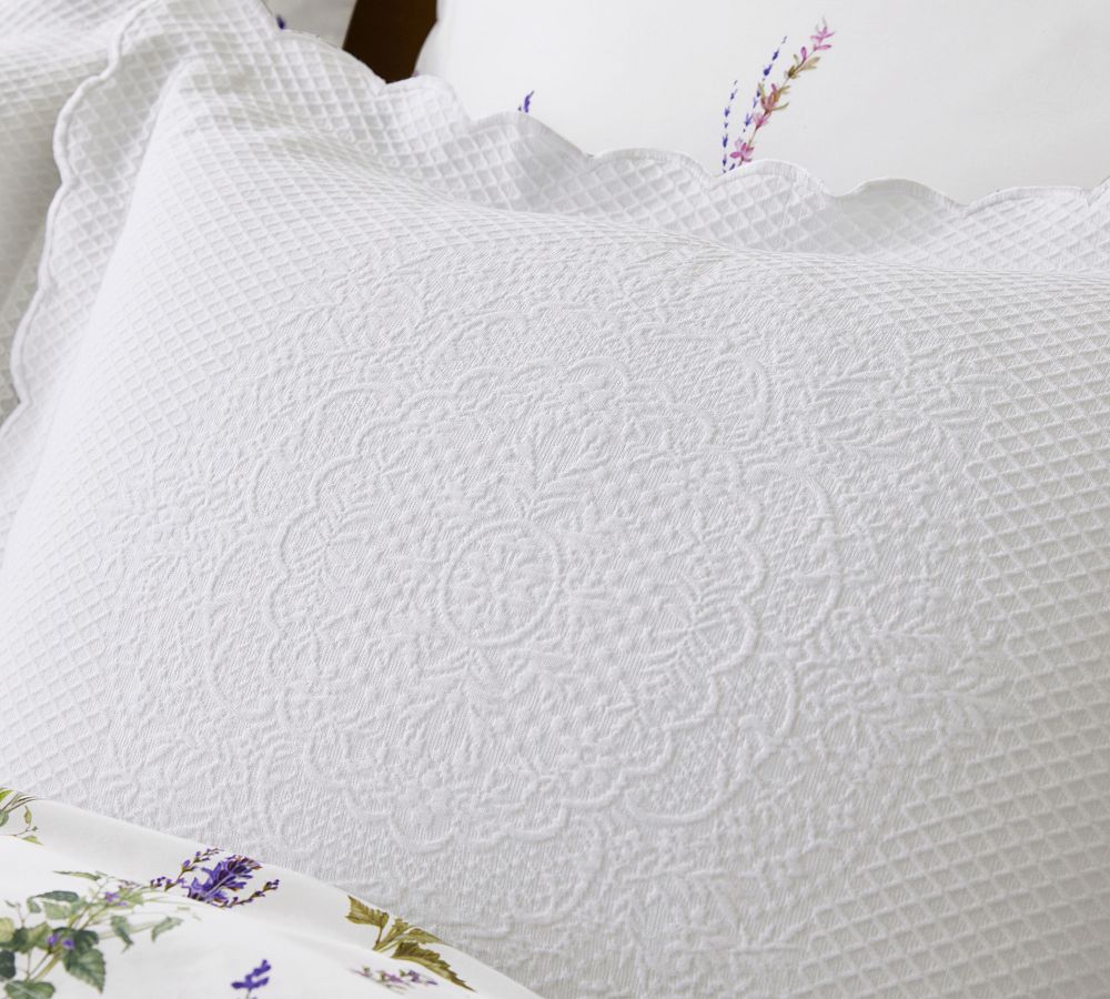 Monique Lhuillier Jardin Matelasse Sham Pottery Barn
