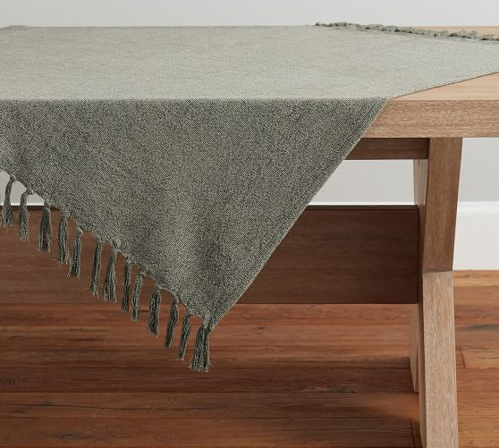 Mason Cotton/Linen Table Throws Pottery Barn