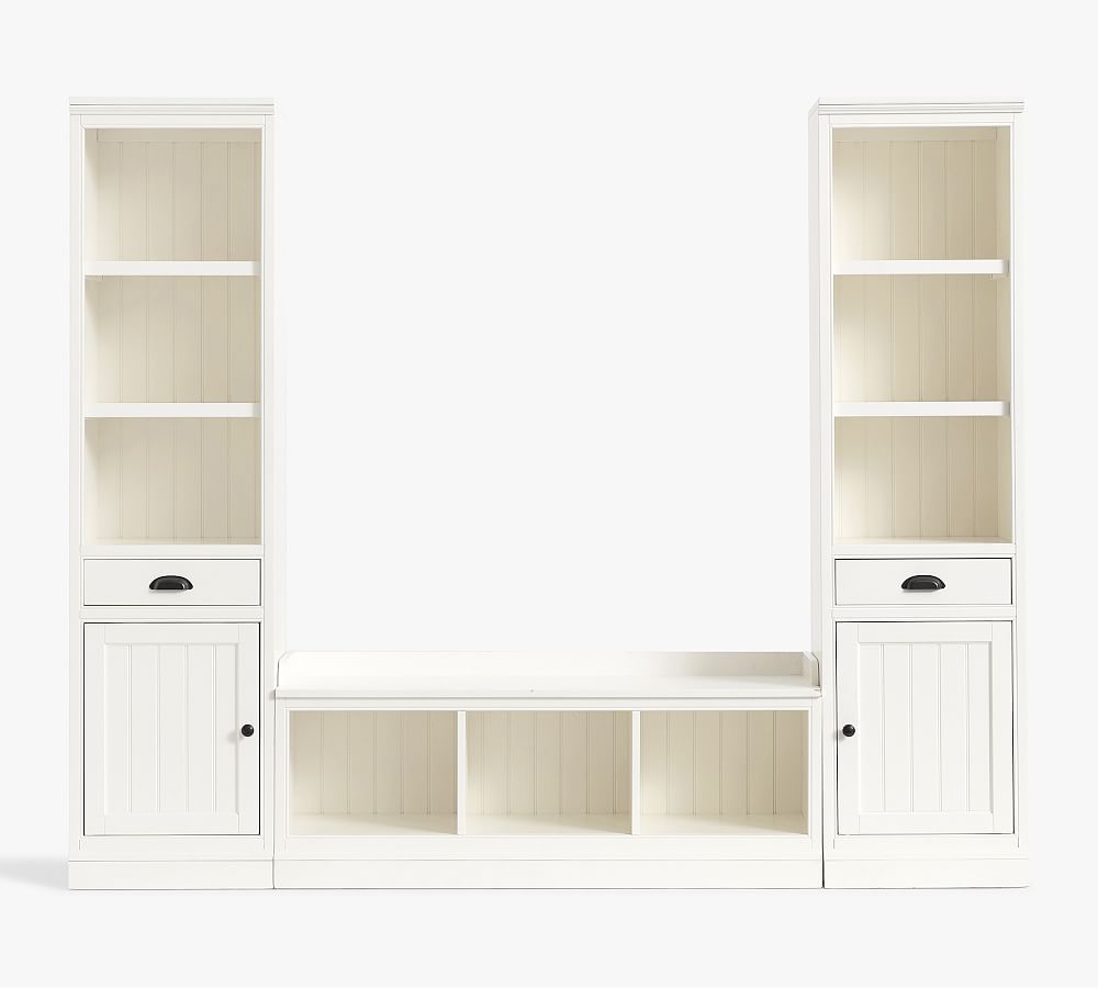 Aubrey 3-Piece Entryway Set With Cabinets