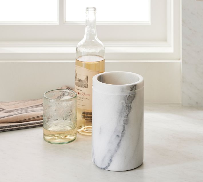 Marble Cylinder Wine Cooler - Artifacts Trading Company