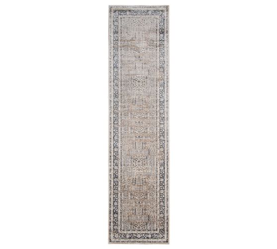 Navy Multi Lavinia Rug Patterned Rugs Pottery Barn