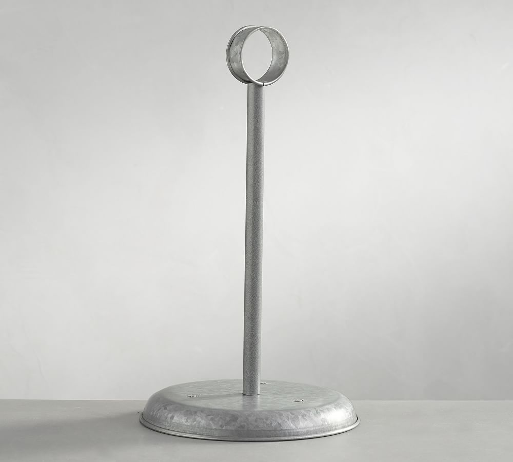 Galvanized Metal Paper Towel Holder