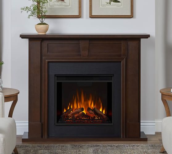 Real Flame® Granby Electric Fireplace Pottery Barn