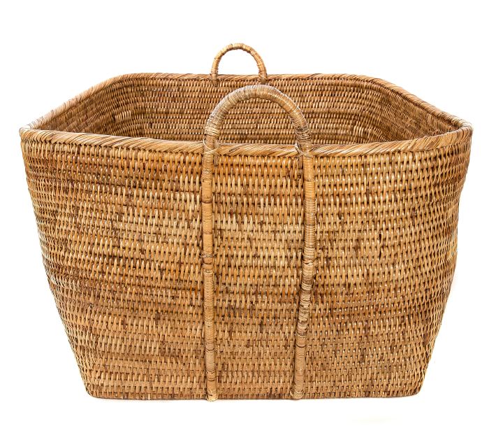 Large Handwoven Basket Rattan Woven Wicker Basket Water - Temu