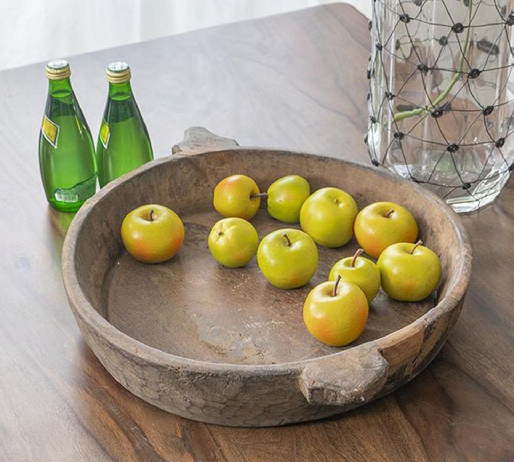 Large Fruit Bowl Wedding Gift Large Wood Bowl Dough Wood Salad