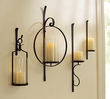 Artisanal Wall-Mount Candleholder