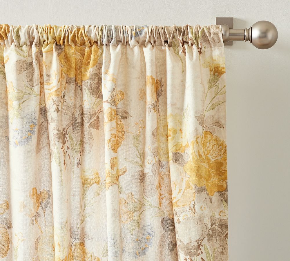 Vivienne Floral Curtain Pottery Barn