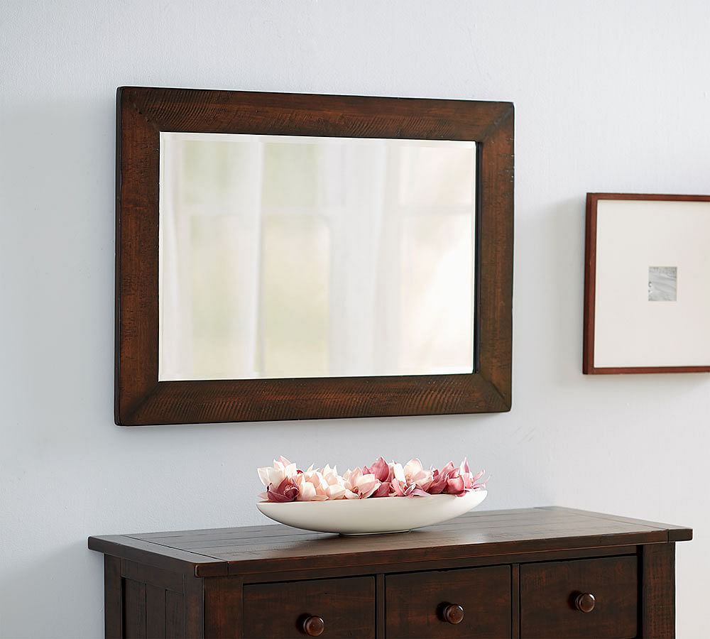 Benchwright Wood Frame Wall Mirror 30&quot; x 42&quot;