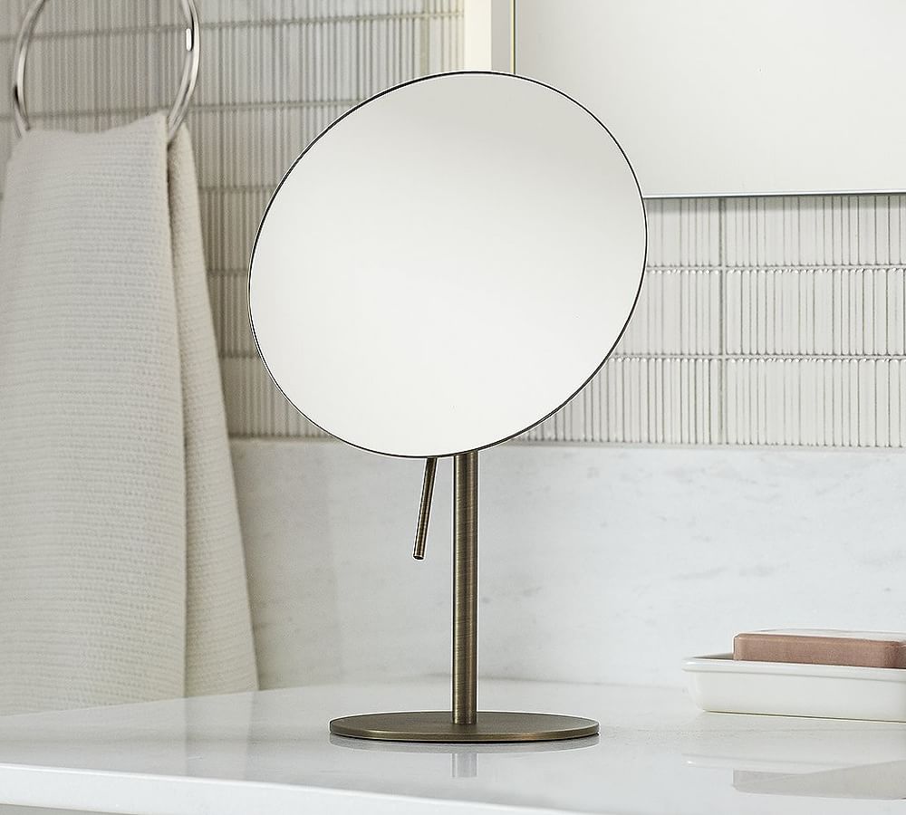 Robern Freestanding Magnification Mirror Pottery Barn