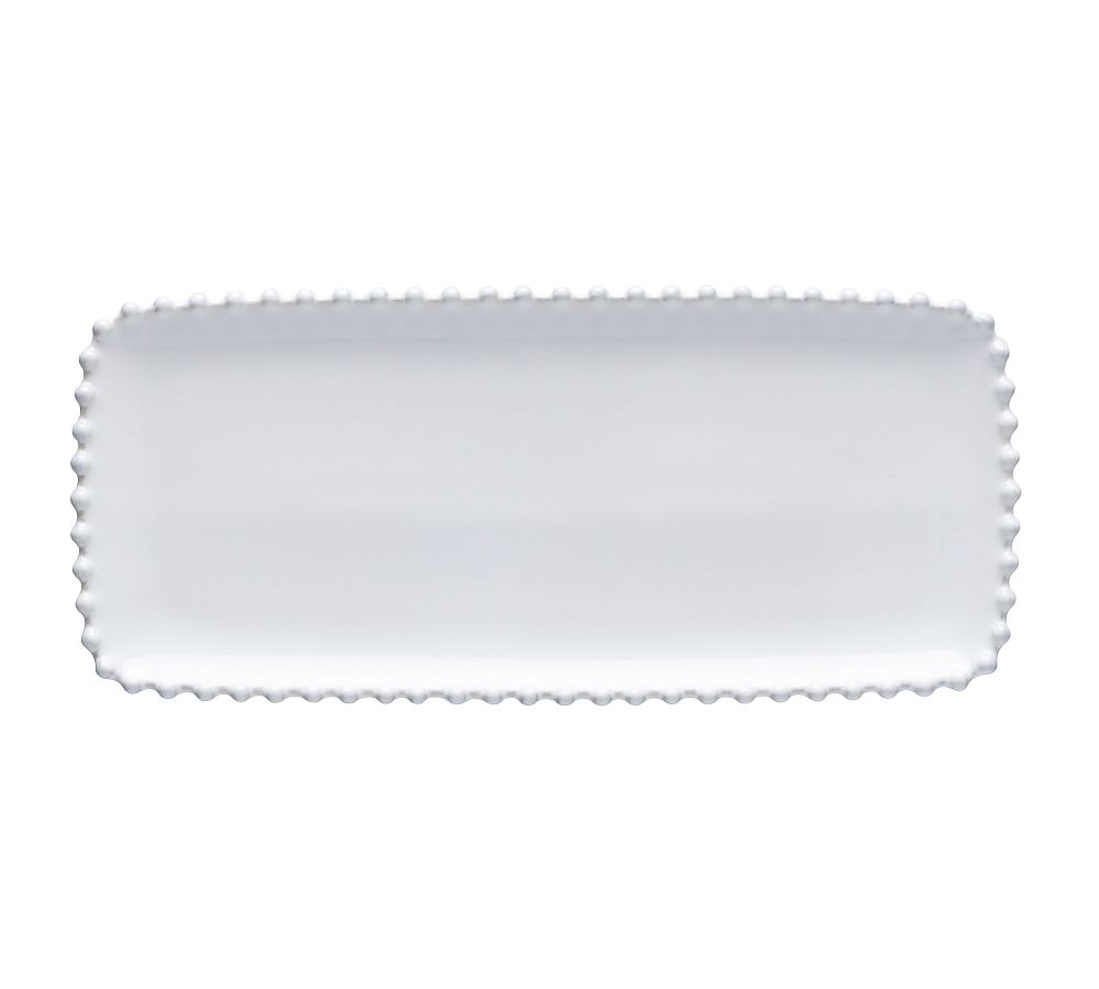 Costa Nova Pearl Stoneware Rectangular Serving Tray