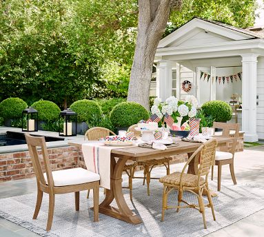 Patriotic Stripe Table Runner | Pottery Barn