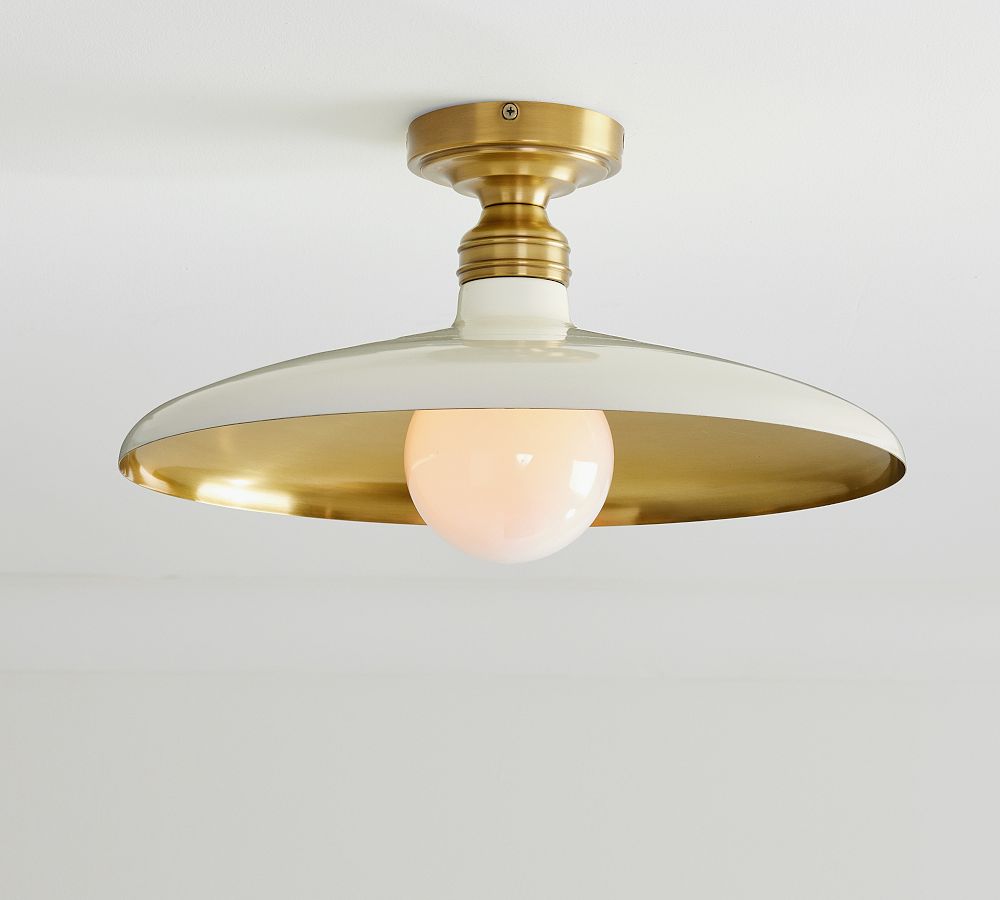 Farmhouse Metal Flush Mount