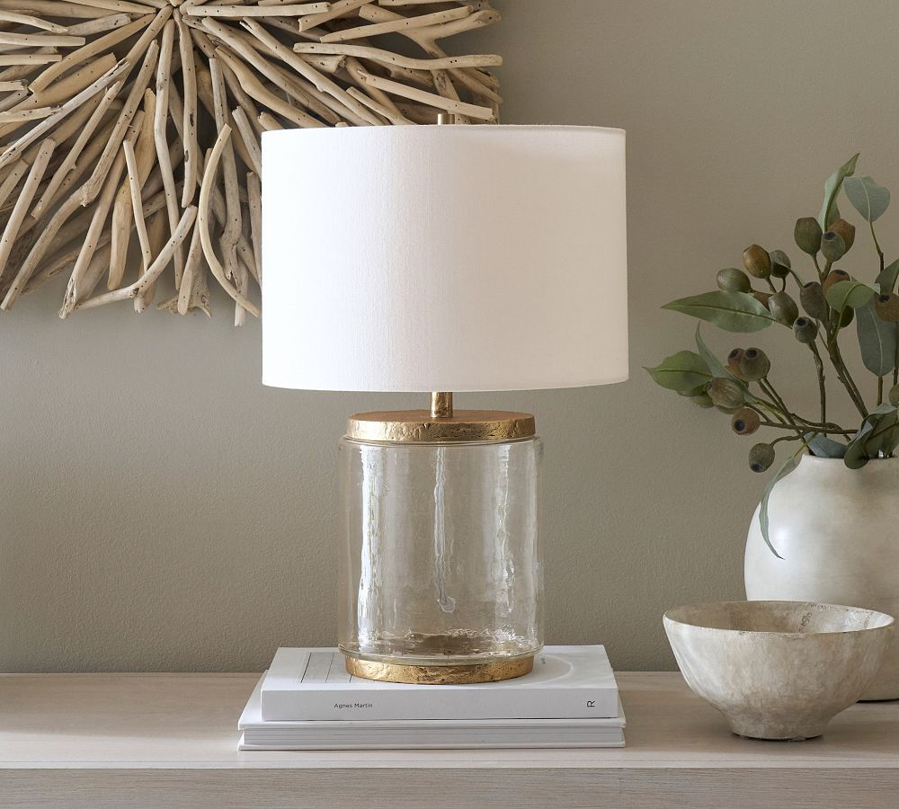 Recycled table deals lamp