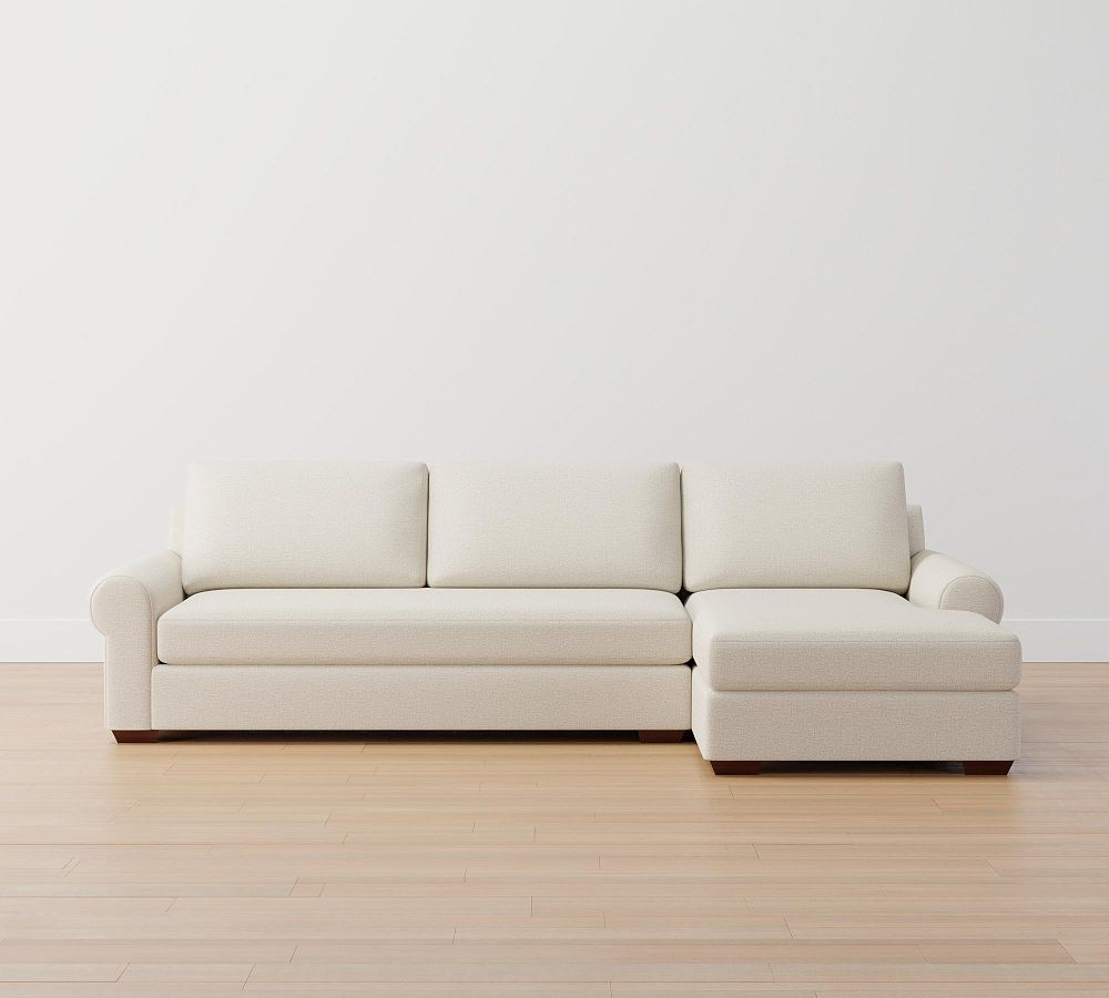Big Sur Roll Arm Chaise Sectional