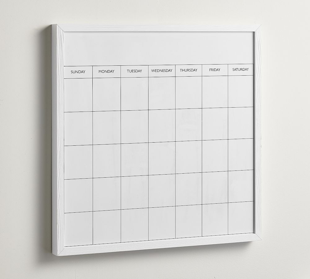 Rowen Magnetic Whiteboard Calendar Pottery Barn rowen-magnetic-whiteboard-calendar-pottery-barn