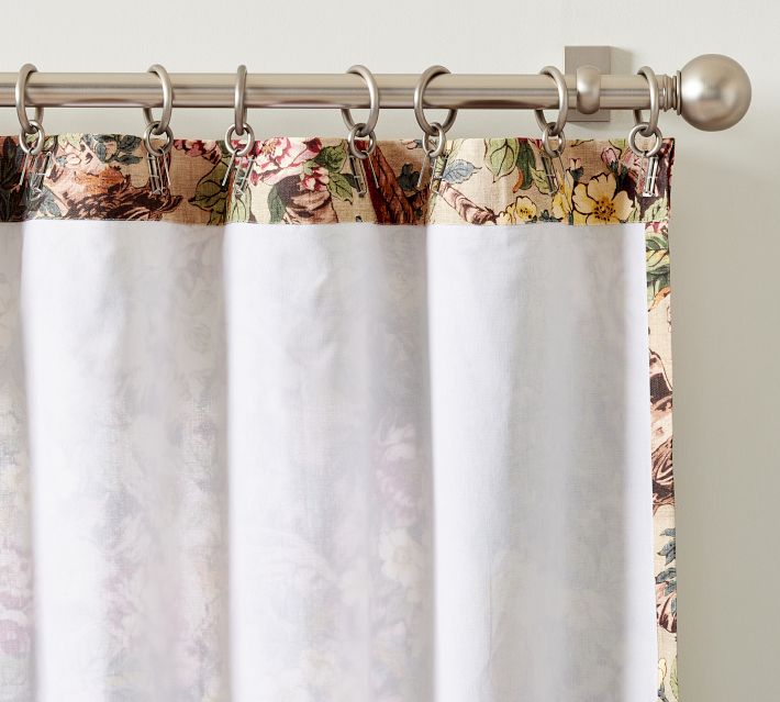 Pheasant Floral Curtain