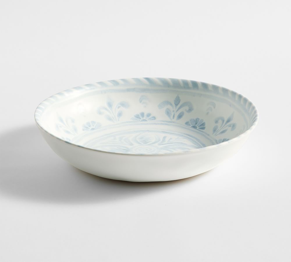 Chambray Tile Stoneware Serving Bowls - set of 4