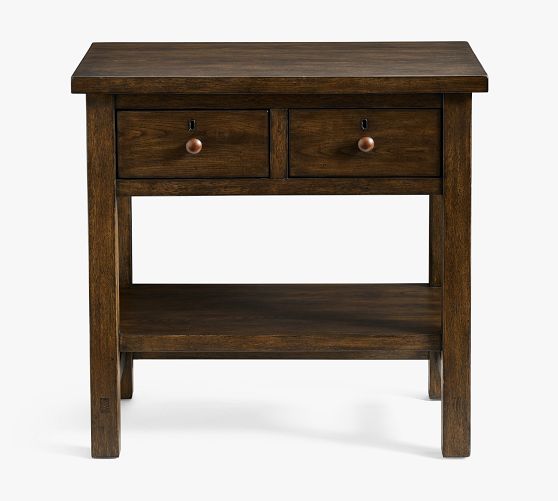 Farmhouse 2-Drawer Nightstand | Pottery Barn
