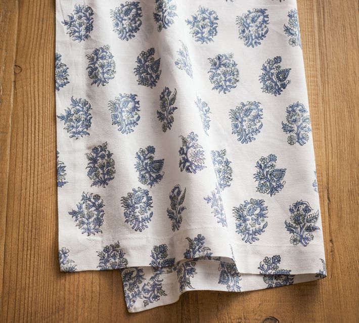 Indian Hand Block Print 100%Cotton Voile Fabric Napkins Set 24 Pc Floral  Assort