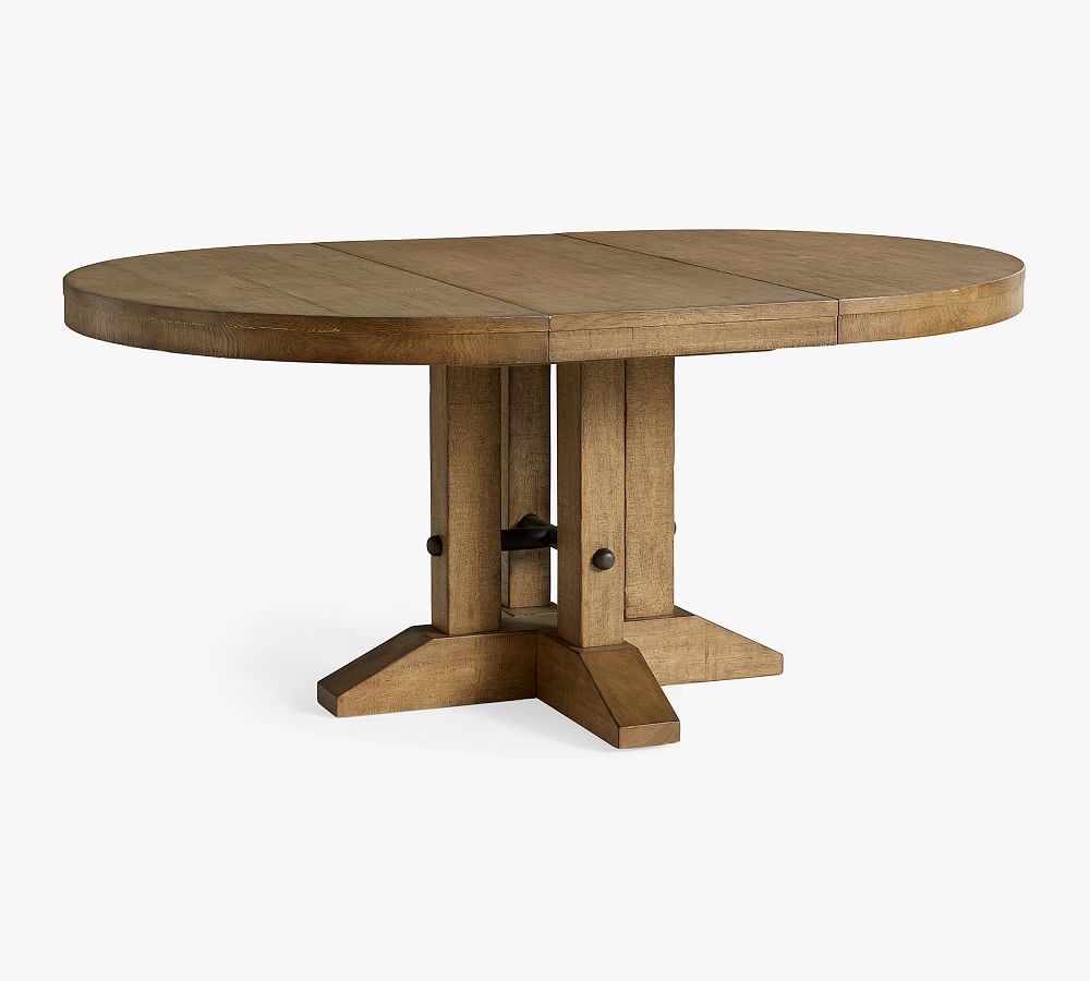 Fort Round Pedestal Extending Dining Table