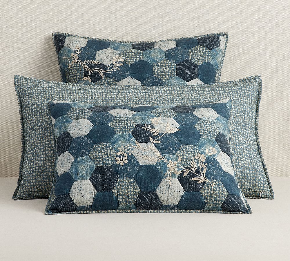 Pottery barn clearance honeycomb pillow