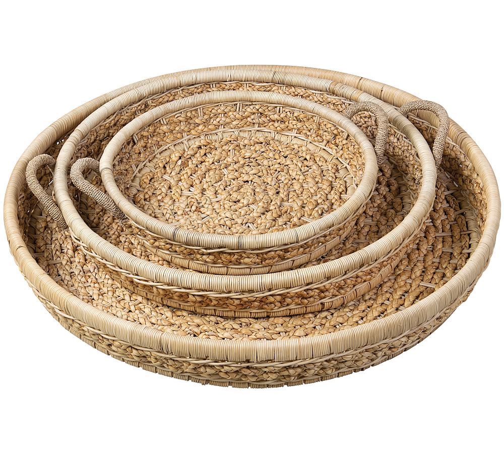 Emma Woven Baskets Wall Art, Set of 3 Pottery Barn