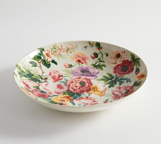 Meadow Floral Stoneware Serving Bowl Pottery Barn