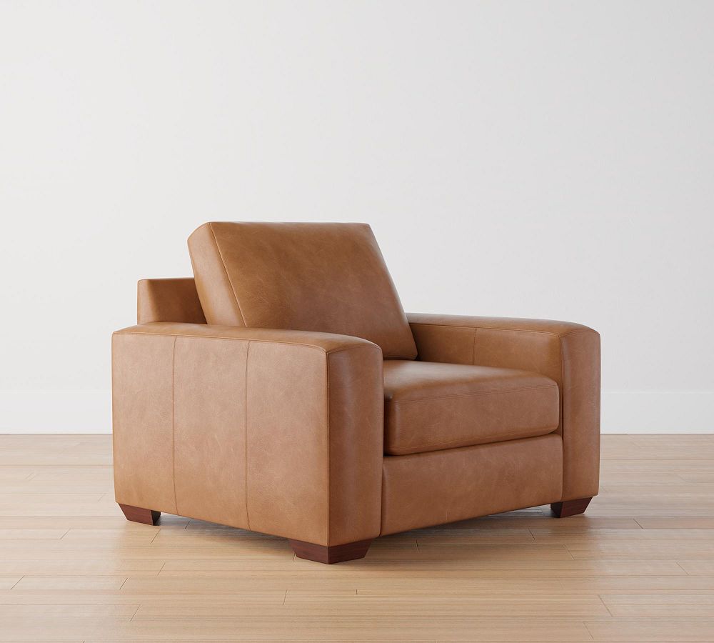 Big Sur Square Arm Leather Chair