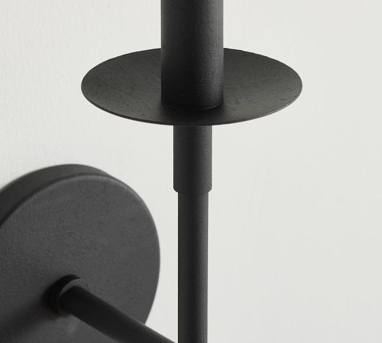 Remington Iron Shaded Sconce Pottery Barn