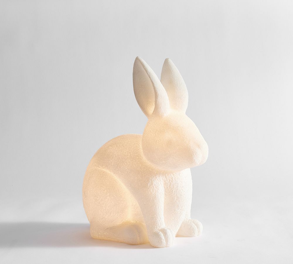 Lit Outdoor Bunny Pottery Barn