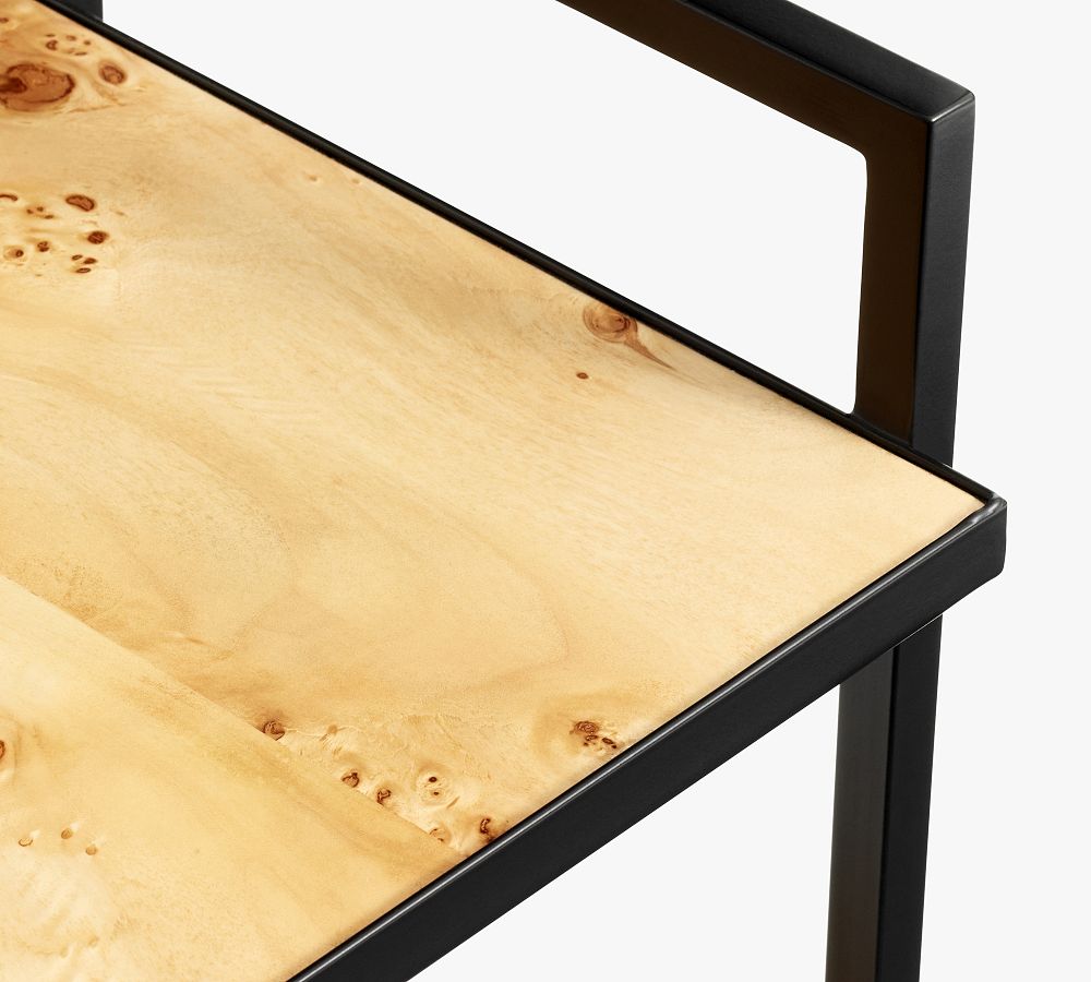 Burl Square Side Table | Pottery Barn