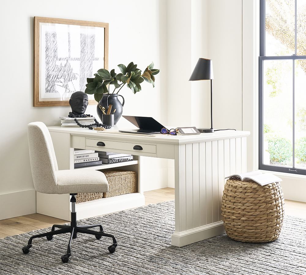 Pottery barn online white desk