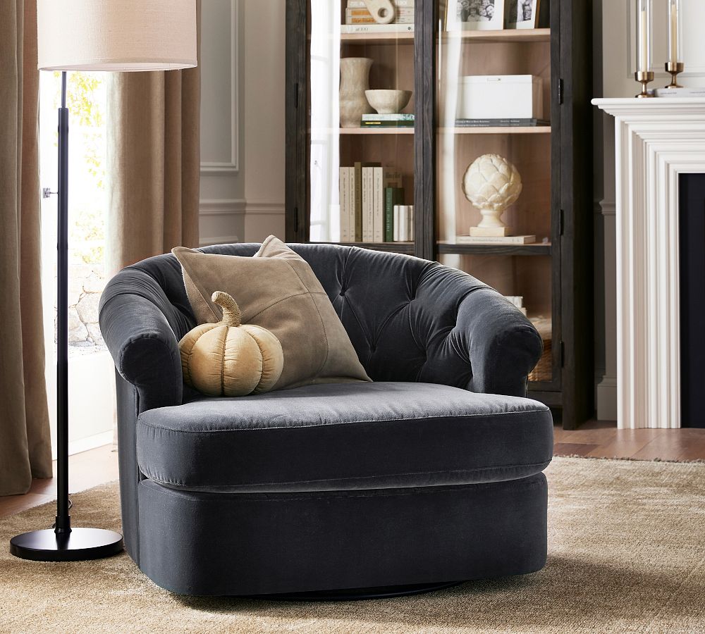 Sutton chair and online ottoman