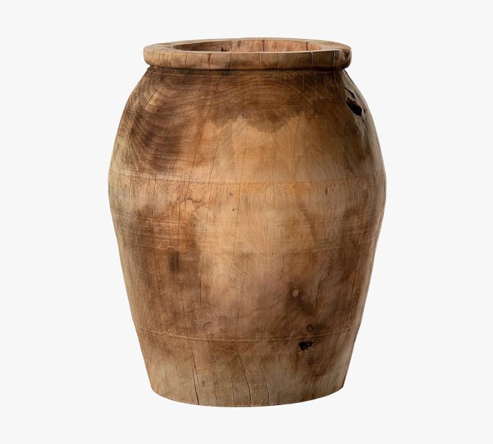 Vintage Reclaimed Wood Vase | Pottery Barn