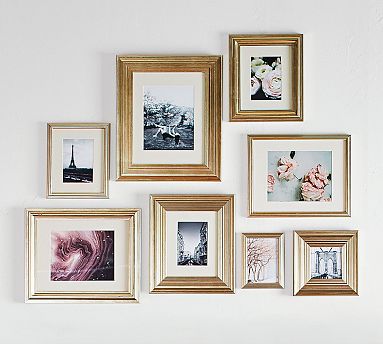 Eliza Gilt Single Opening Picture Frames - Champagne