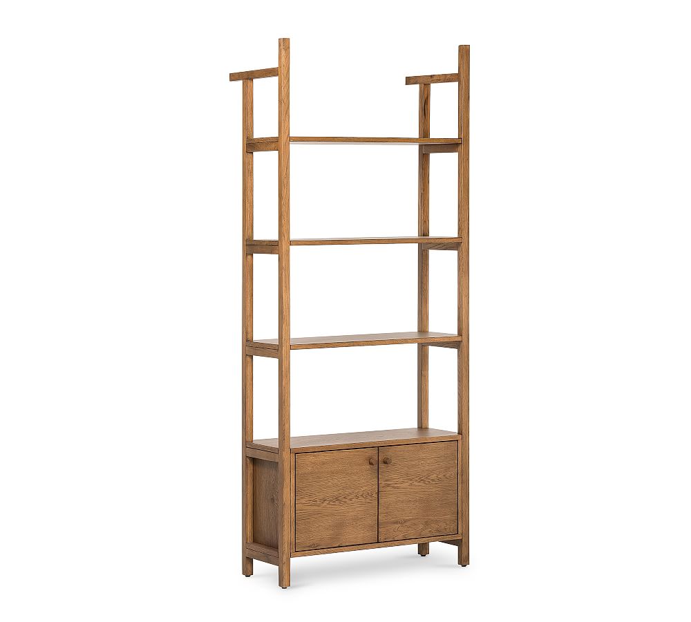 Etagere with hot sale doors