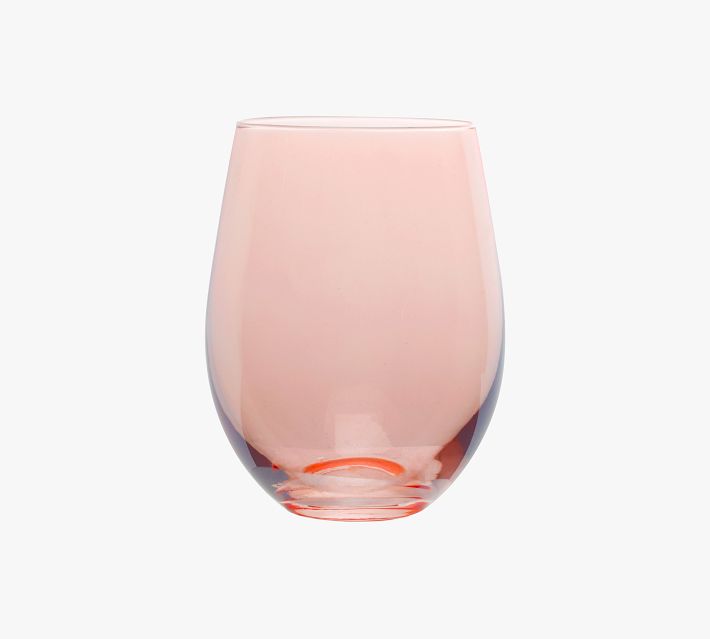 Starfield Vineyards - Products - Rose Colored Stemless Wine Glass