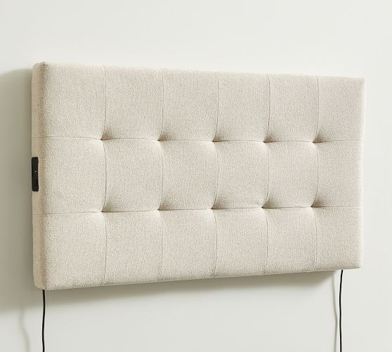 Kane Tufted WallMounted Headboard Pottery Barn