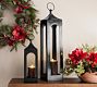 Caleb Handcrafted Metal Outdoor Lantern | Pottery Barn