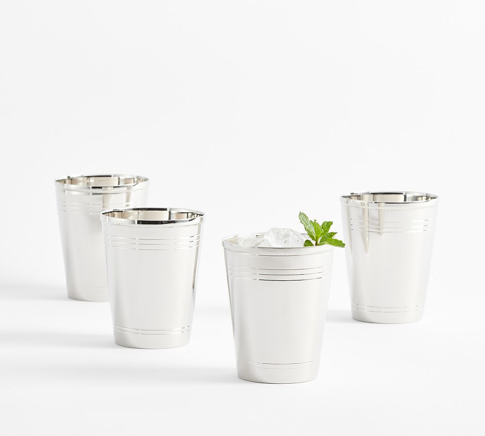 Heritage Silver Julep Cups Set of 4 Pottery Barn