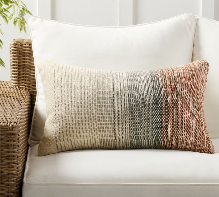 LR Home Sacral Earth Quarry Striped Throw Pillow, 20-inch in the Throw  Pillows department at