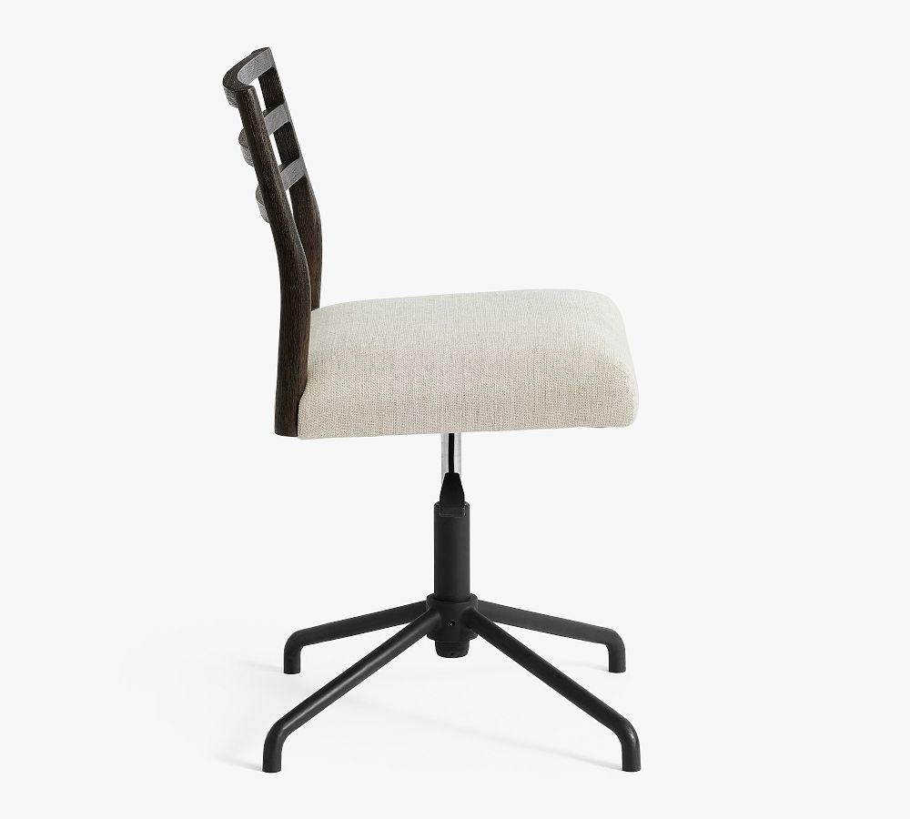 Quincy Stationary Swivel Desk Chair Pottery Barn