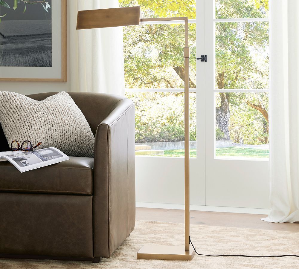 Tate Metal Task Floor Lamp | Pottery Barn