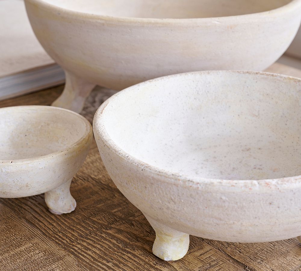 Extra Large Ceramic Bowl White Organic Pottery Bowl Modern Rustic