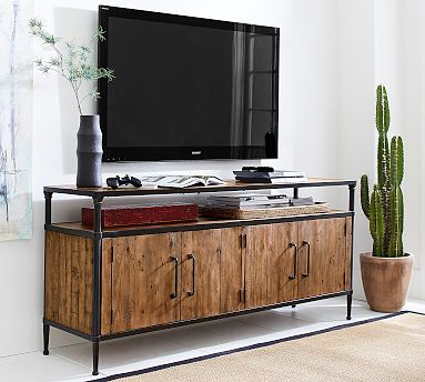 Hardwood deals media console