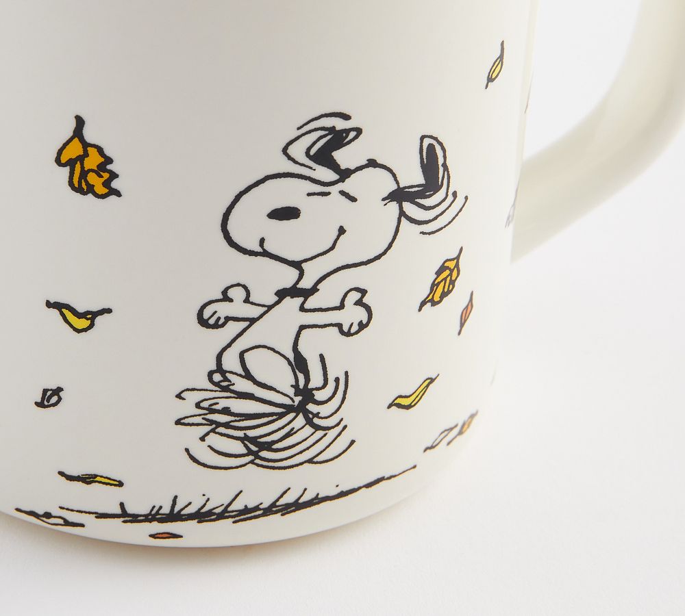 Peanuts™ Harvest Snoopy Decal Mugs - Set of 2