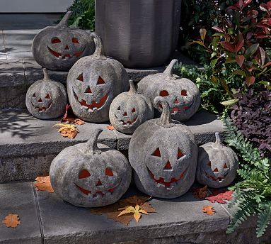 Handmade Terracotta Jack O' Lantern | Pottery Barn