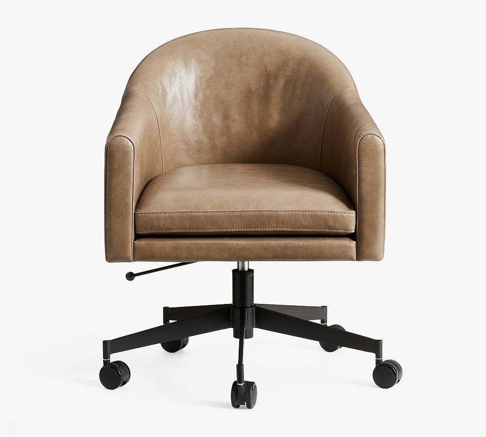 Pottery Barn Leather Desk Chair