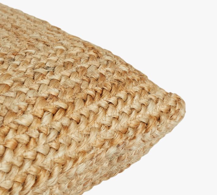 Hand Braided Jute Floor Cushion