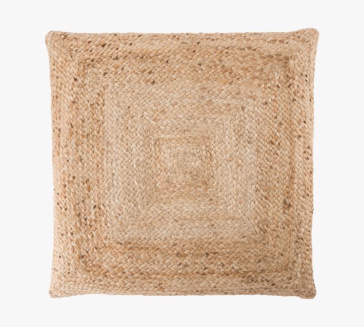 Jute Floor Cushion, 26 x 26 - Revival™